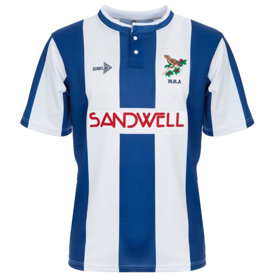 Camiseta retro de local del West Bromwich Albion para mujer 1990/91
