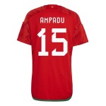 Ethan Ampadu #15 Gales Camiseta de Local Mundial 2022