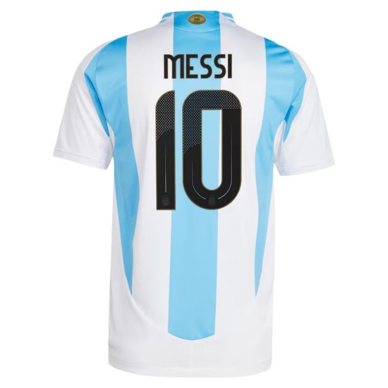 Lionel Messi #10 Argentina Camiseta Versión Jugador de Local Copa América 2024