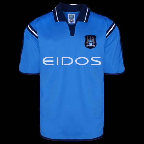 Camiseta Retro Local Mujer Manchester City 2001