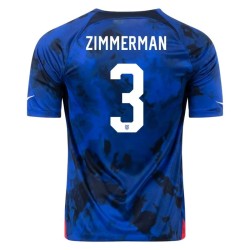 Walker Zimmerman #3 USMNT Camiseta de Visita Mundial 2022