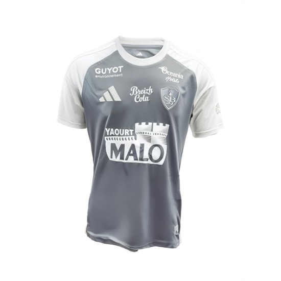 Hombre Brest 2025/26 Camiseta de Visitante - Gris Hombre Brest 2025/26 Camiseta de Visitante - Gris