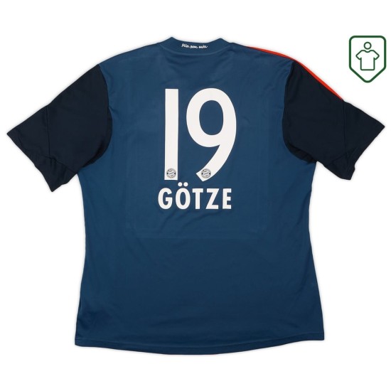 Camiseta retro Bayern Múnich 2013/14 para hombre Götze #19 Camiseta retro Bayern Múnich 2013/14 para hombre Götze #19