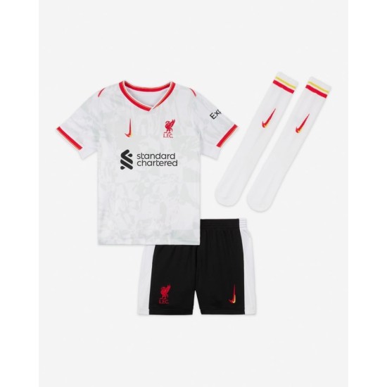 Kit de tercer lugar de niños Liverpool 2024/25