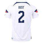 Sergino Dest #2 USMNT Camiseta de Local Mundial 2022