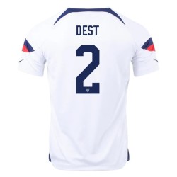 Sergino Dest #2 USMNT Camiseta de Local Mundial 2022