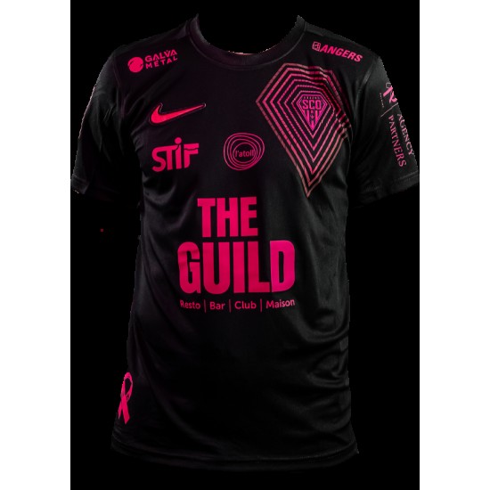 Camiseta tercera Rosa Octubre 2025/26 del Angers SCO para niño