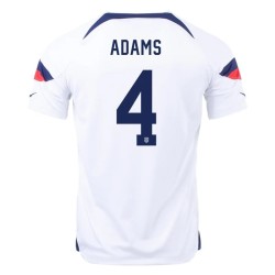 Tyler Adams #4 USMNT Camiseta de Local Mundial 2022