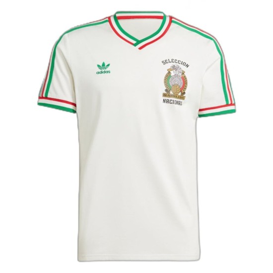 México Camiseta Remake Blanca 1985