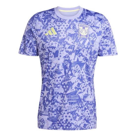 Camiseta Mujer Tigres UANL 2024/25 Tercera Prematch Morada