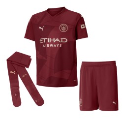 Kit de tercer lugar de niños Manchester City 2024/25