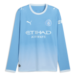Camiseta Manchester City 2026/27 Home de Manga Larga para Niño