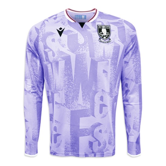 Camiseta de manga larga visitante 2025/26 del Sheffield Wednesday para hombre