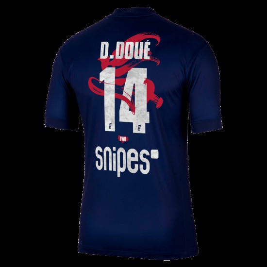 Camiseta Local Año Nuevo Lunar 2025/26 PSG D.Doué #14 Niño