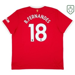 Camiseta retro local hombre Manchester United 2021/22 B. Fernandes #18