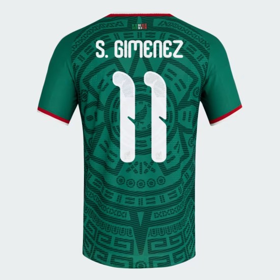 Camiseta Oficial Local México 2026 Mujer S. GIMENEZ #11