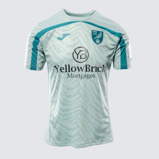 Camiseta Previa Tercera Norwich City 2025/26 Niño