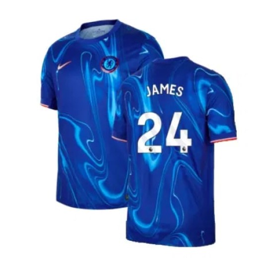 Camiseta de casa JAMES Chelsea 2024/25 para hombres