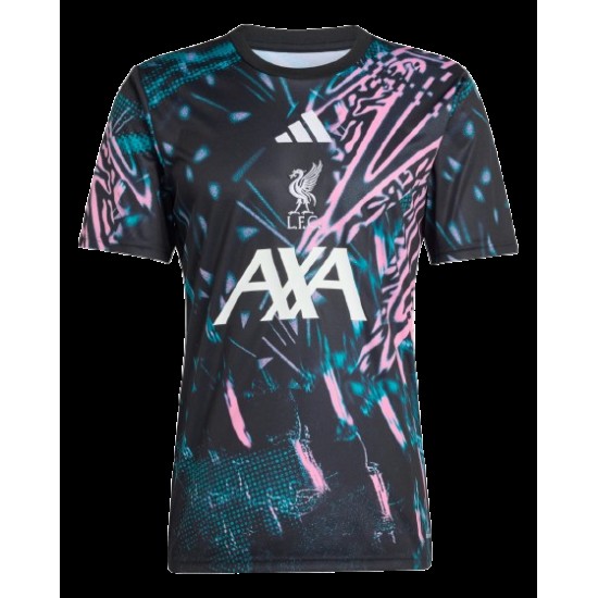 Camiseta Prepartido Tercera Liverpool 2025/26 para Mujer - Negra