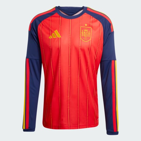 Camiseta de manga larga local de la Copa del Mundo 2026 de España para mujer Camiseta de manga larga local de la Copa del Mundo 2026 de España para mujer