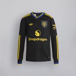 Camiseta Manga Larga Tercera Niño Manchester United 2025/26