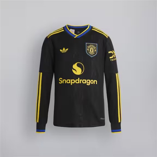 Camiseta Manga Larga Tercera Hombre Manchester United 2025/26 Camiseta Manga Larga Tercera Hombre Manchester United 2025/26