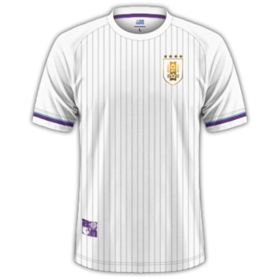 Uruguay Camiseta Versión Jugador de Visita Copa América 2024