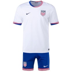 Camiseta+Pantalones Cortos Infantil USMNT de Local Copa América 2024