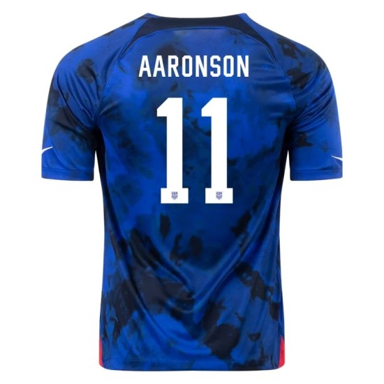 Brenden Aaronson #11 USMNT Camiseta de Visita Mundial 2022