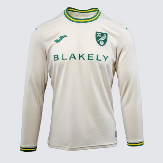 Camiseta de Manga Larga Tercera de Norwich City 2024/25 para Hombres Camiseta de Manga Larga Tercera de Norwich City 2024/25 para Hombres