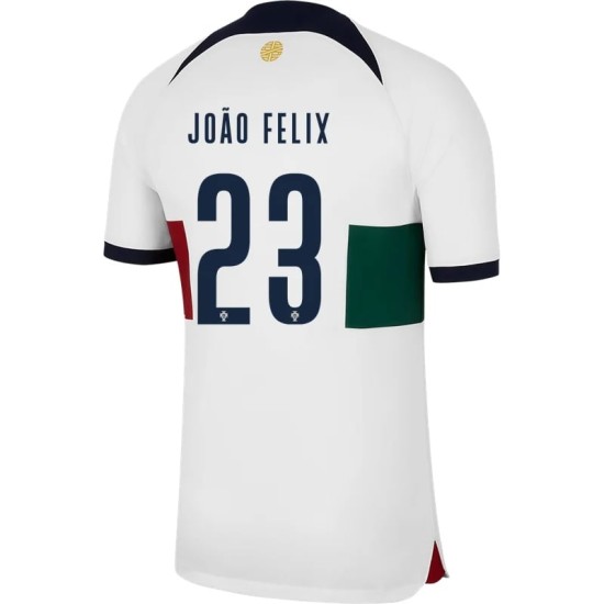 Joao Felix #23 Portugal Camiseta de Visita Mundial 2022