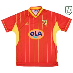 Hombre Camiseta retro local RC Lens 1999/00