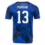 Alex Morgan #13 USMNT Camiseta de Visita Mundial 2022