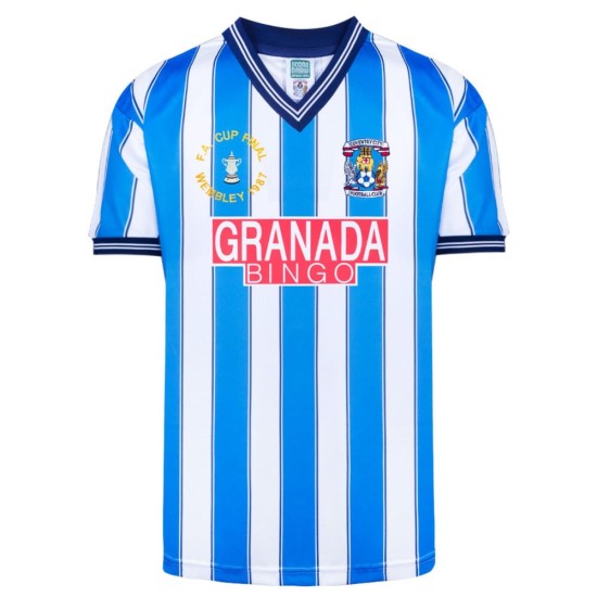Camiseta Retro Final FA Cup 1987 de Coventry City de Niño Camiseta Retro Final FA Cup 1987 de Coventry City de Niño