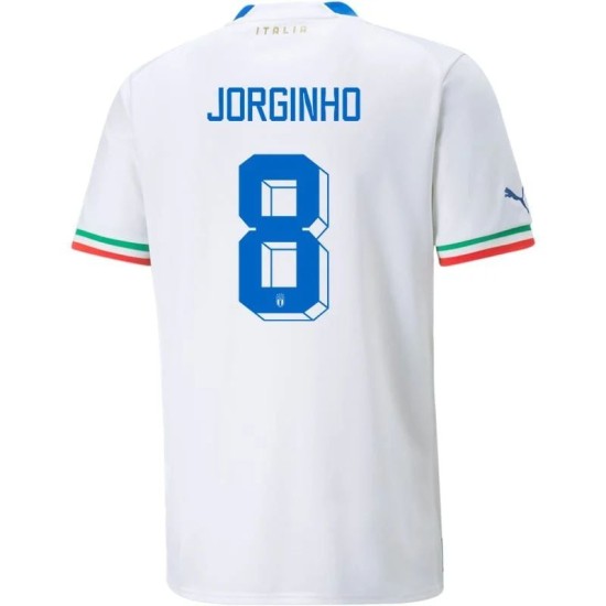 Jorginho #8 Italia Camiseta de Visita Mundial 2022