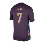 Camiseta de visitante SAKA Inglaterra 2024/25 para niños