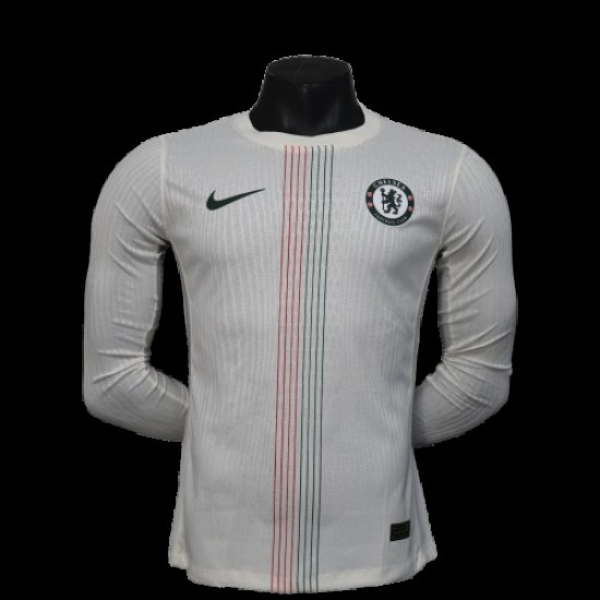 Niño Chelsea 2025/26 Camiseta de Visitante Manga Larga
