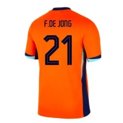 Camiseta de casa F.DE JONG Países Bajos 2024/25 para niños