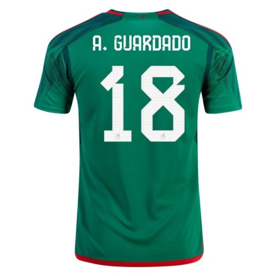 Andres Guardado #18 México Camiseta de Local Mundial 2022 Andres Guardado #18 México Camiseta de Local Mundial 2022
