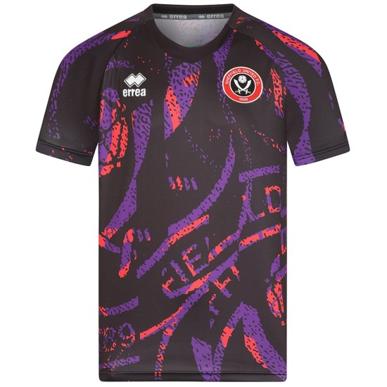 Camiseta de calentamiento tercera de hombre Sheffield United 2025/26 - Morado oscuro Camiseta de calentamiento tercera de hombre Sheffield United 2025/26 - Morado oscuro