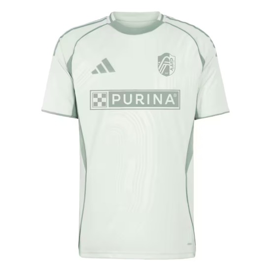 Camiseta Previa al Partido Tercera 2025 del St. Louis City SC para Hombre - Verde Camiseta Previa al Partido Tercera 2025 del St. Louis City SC para Hombre - Verde