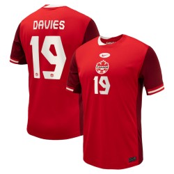 Camiseta de casa DAVIES Canadá 2024 para niños