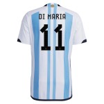 Angel Di Maria #11 Argentina Camiseta de Local Mundial 2022 Angel Di Maria #11 Argentina Camiseta de Local Mundial 2022