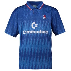 Camiseta Retro Chelsea Infantil 1990 - Azul