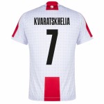 Khvicha Kvaratskhelia #7 Georgia Camiseta de Local EURO 2024
