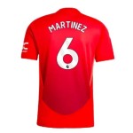 Camiseta de casa MARTINEZ Manchester United 2024/25 para hombres Camiseta de casa MARTINEZ Manchester United 2024/25 para hombres