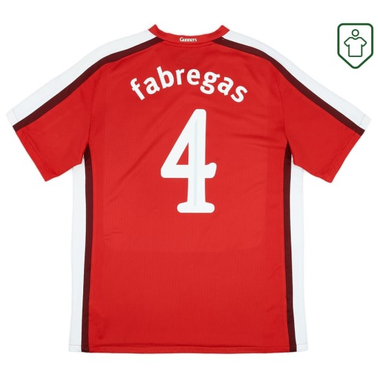 Camiseta retro local hombre Arsenal 2008/10 Fabregas #4