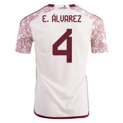 Edson Alvarez #4 México Camiseta de Visita Mundial 2022