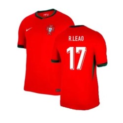 Camiseta de casa R.LEAO Portugal 2024/25 para niños