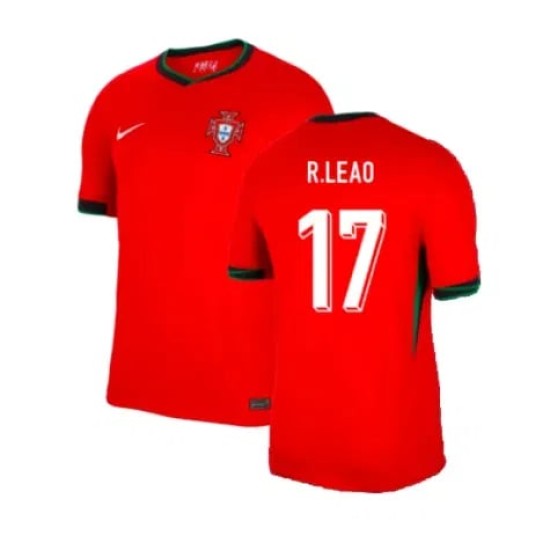 Camiseta de casa R.LEAO Portugal 2024/25 para mujeres
